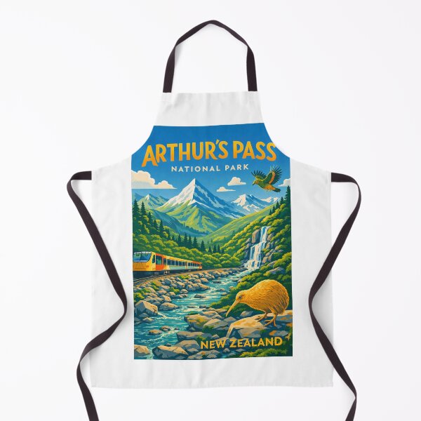Item preview, Arthur’s Pass National Park New Zealand – Southern Alps and Canterbury designed and sold by Aryabek.