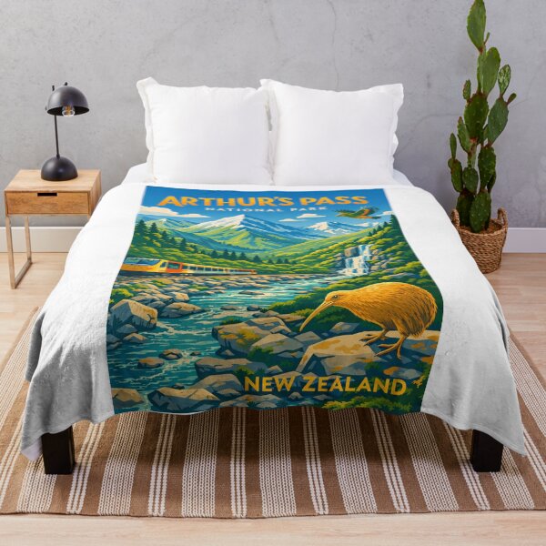 Item preview, Arthur’s Pass National Park New Zealand – Southern Alps and Canterbury designed and sold by Aryabek.