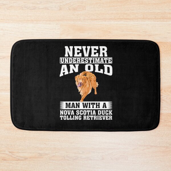 Item preview, Never Underestimate an Old Man with Nova Scotia Duck Tolling Retriever designed and sold by CosmoKitsch.