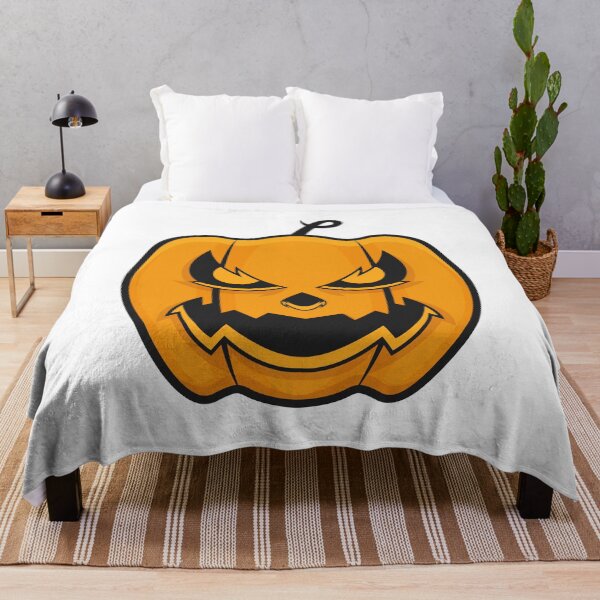 Item preview, Spooky Evil Grin Halloween Jack-o'-Lantern Pumpkin designed and sold by Oblique21.