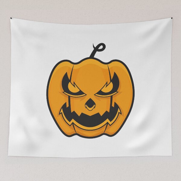 Item preview, Spooky Evil Grin Halloween Jack-o'-Lantern Pumpkin designed and sold by Oblique21.