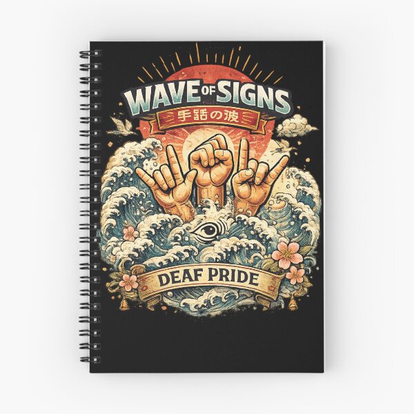 Item preview, Wave of Signs – Deaf Pride ASL T-Shirt designed and sold by COSTO20.