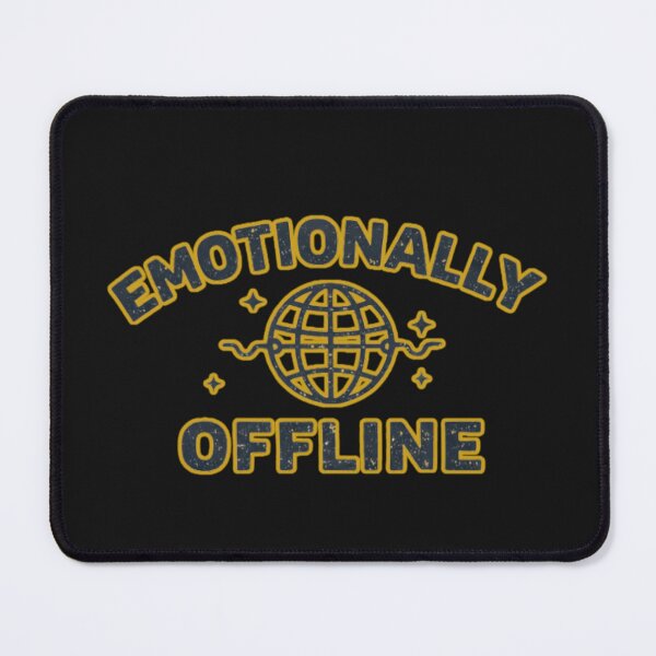 Item preview, Emotionally Offline – Retro Minimal Streetwear Design designed and sold by Mosogoloso.