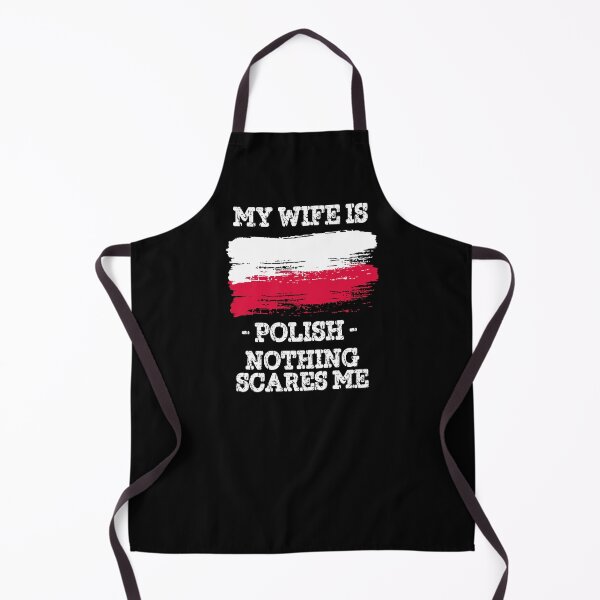 Item preview, My Wife Is Polish, Nothing Scares Me – Funny Polish Heritage Vintage T-Shirt designed and sold by Magda-Creates.