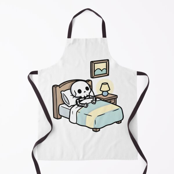 Item preview, Cute Skeleton in Bed, Funny Introvert Humor, Goth Cute Aesthetic, Relatable Lazy Mood, Dark Humor Sticker, Spooky Cute Wall Art designed and sold by Angpau.