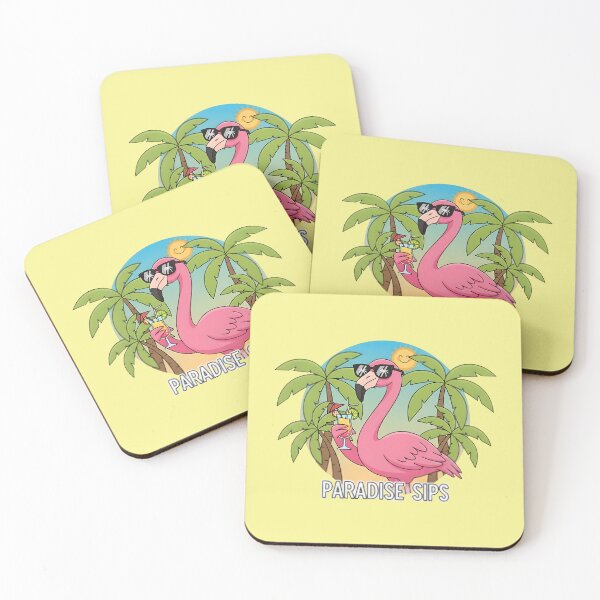 Item preview, Paradise Sips Cool Flamingo  designed and sold by Mary Ney.