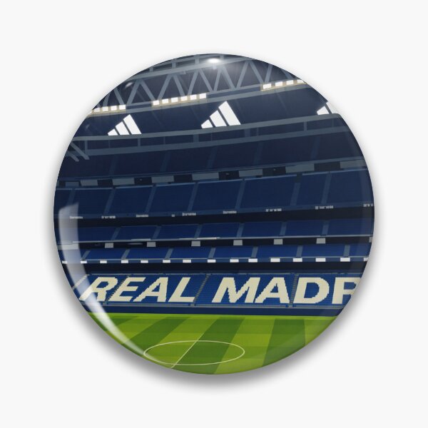 Item preview, Madrid Spain – Real Madrid Stadium Illustration Retro Flat Design designed and sold by Souvenir-Travel.