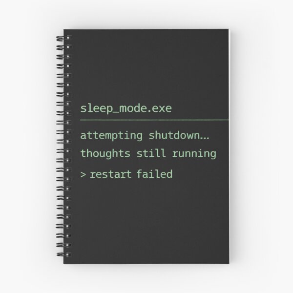 Item preview, sleep_mode.exe – Restart Failed designed and sold by DesignsByHania.
