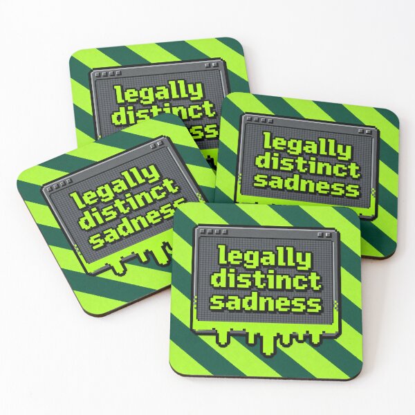 Item preview, Legally Distinct Sadness - Retro Pixel Meme designed and sold by PictorialWhimsy.