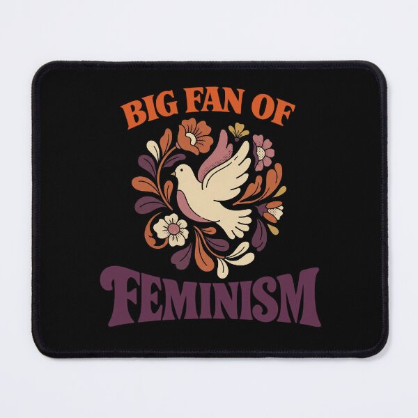 Item preview, Big Fan of Feminism Retro Floral designed and sold by FreshVibe Prints.