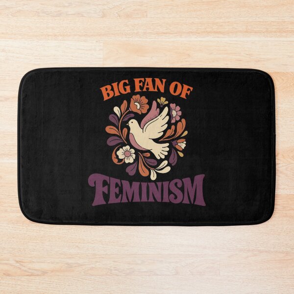 Item preview, Big Fan of Feminism Retro Floral designed and sold by FreshVibe Prints.