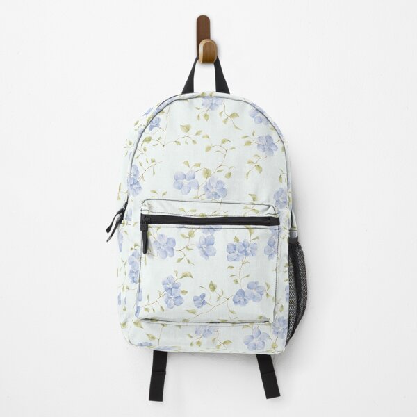 Item preview, Blue Wildflower Watercolor Seamless Floral Pattern designed and sold by SmallDart Creations.