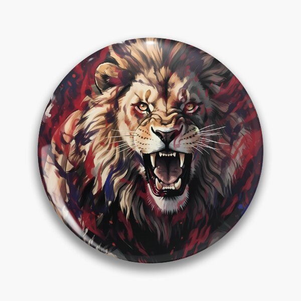 Item preview, Unleash The Wild Lion - Fierce Flame Motivation Design designed and sold by Animal Xeno Circus.