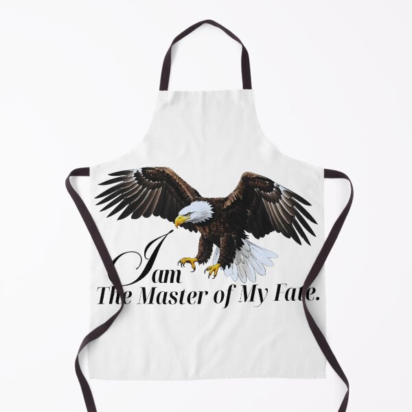 Item preview, I Am The Master of My Fate - Patriotic Bald Eagle Quote designed and sold by Animal Xeno Circus.