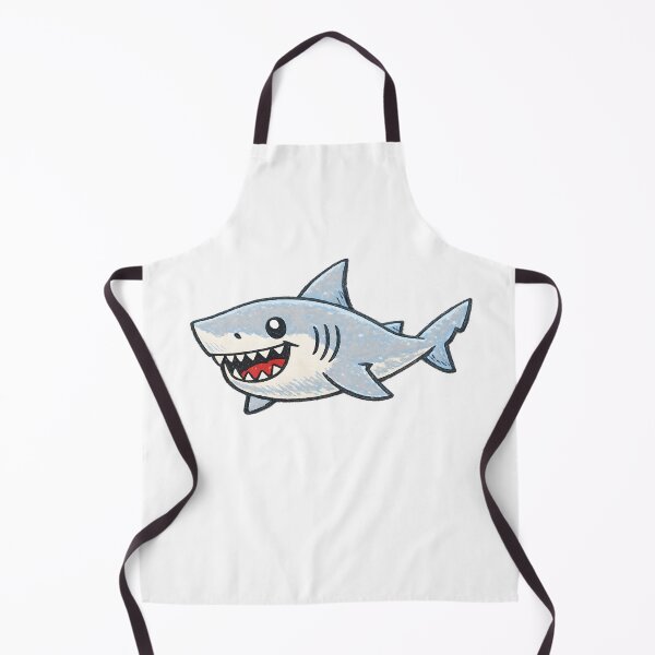 Item preview, Shark Toddler Style Drawing, Crayon Style Art designed and sold by LEFTERIS-DESIGN.