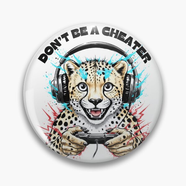Item preview, Don't Be A Cheetah - Funny Gaming Animal Pun designed and sold by Animal Xeno Circus.