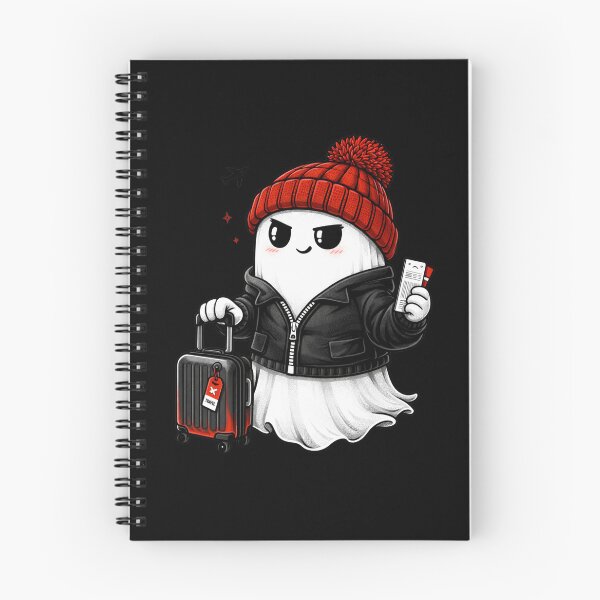 Item preview, Travel Mood Ghost – Cute Airport Adventure Aesthetic Cartoon designed and sold by ColorSplash123.