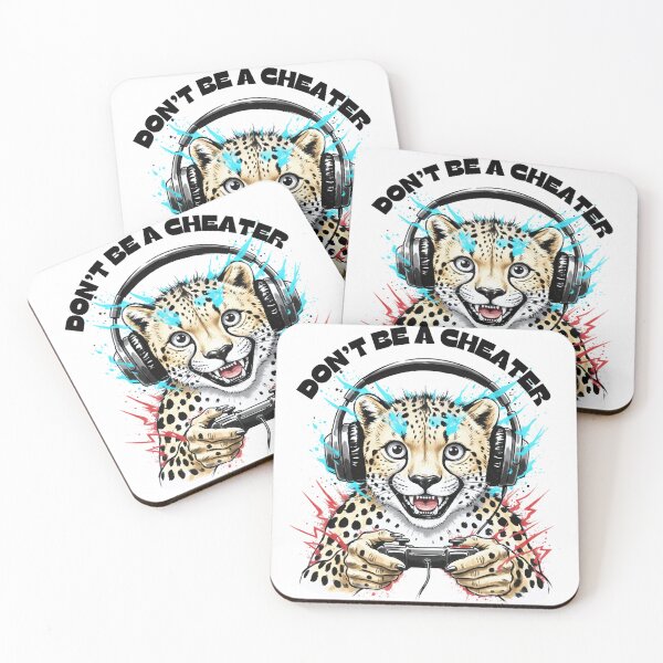 Item preview, Don't Be A Cheetah - Funny Gaming Animal Pun designed and sold by Animal Xeno Circus.