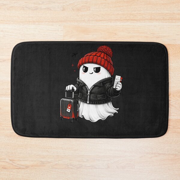 Item preview, Travel Mood Ghost – Cute Airport Adventure Aesthetic Cartoon designed and sold by ColorSplash123.