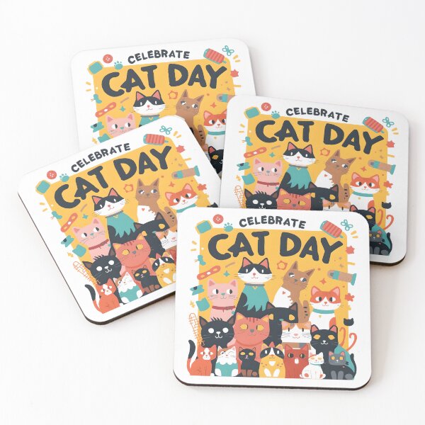 Item preview, Celebrate Cat Day designed and sold by somegreatthings.