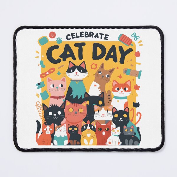 Item preview, Celebrate Cat Day designed and sold by somegreatthings.