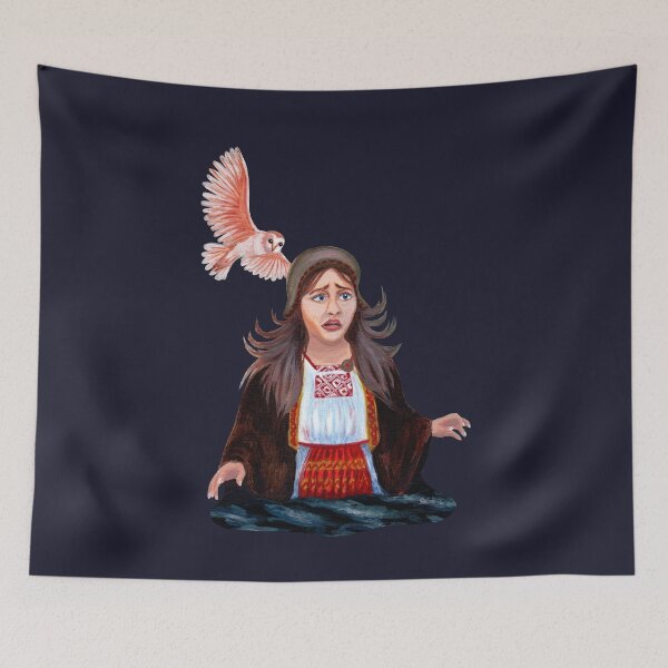 Item preview, Kullervo's Sister - Kalevala Finnish Mythology designed and sold by Ivy Lily Art.