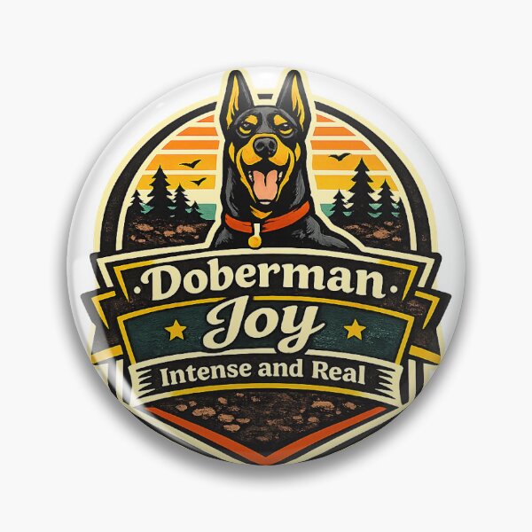 Item preview, Doberman Joy Intense and Real Proud Doberman Gift designed and sold by WildVista.