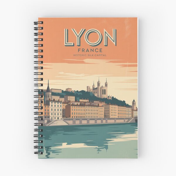 Item preview, Lyon France Vintage Travel Poster – Retro Fourvière Sunset Art Prin designed and sold by Timeless Design.