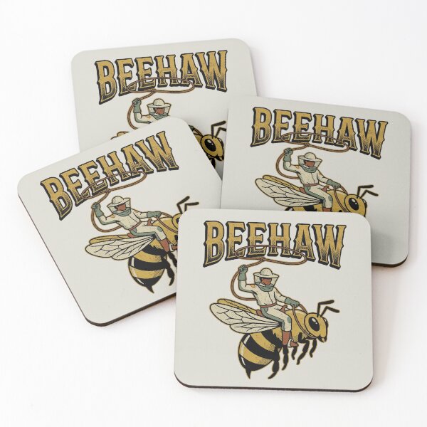 Item preview, Beehaw Cowboy Beekeeper Western Bee designed and sold by FreshVibe Prints.