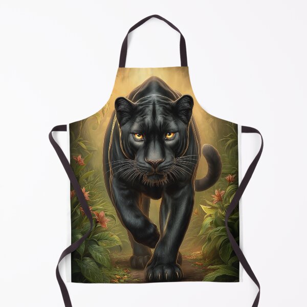 Item preview, Black Panther in a Jungle designed and sold by PetsArt.