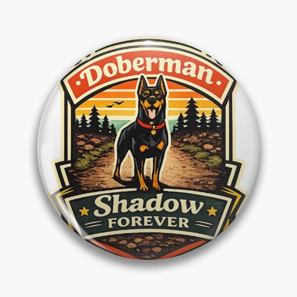 Item preview, Doberman Shadow Forever Loyal Doberman Gift designed and sold by WildVista.