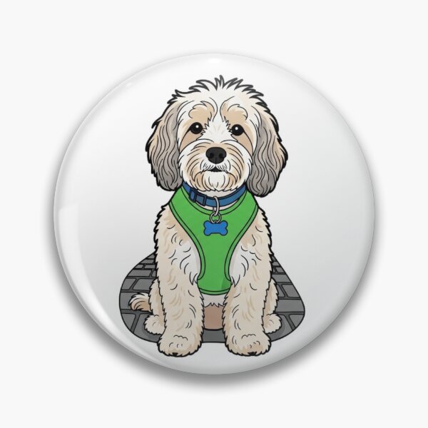 Item preview, Cute Cockapoo Dog Cartoon Art designed and sold by arteena.