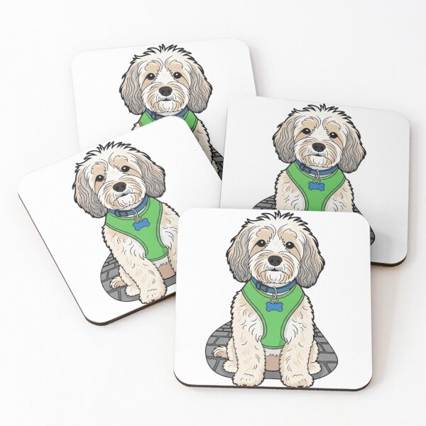 Item preview, Cute Cockapoo Dog Cartoon Art designed and sold by arteena.