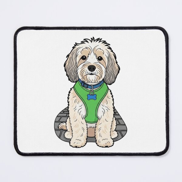 Item preview, Cute Cockapoo Dog Cartoon Art designed and sold by arteena.