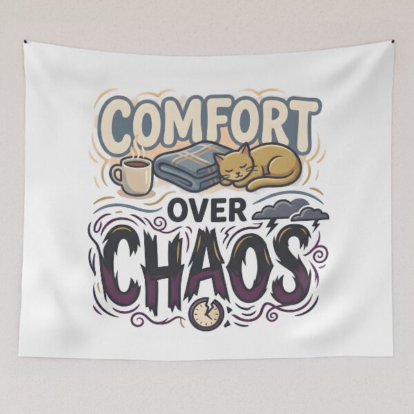 Item preview, chaotic, order vs chaos, comfort, abstract chaos, urban chaos  designed and sold by TrueArtVibes.