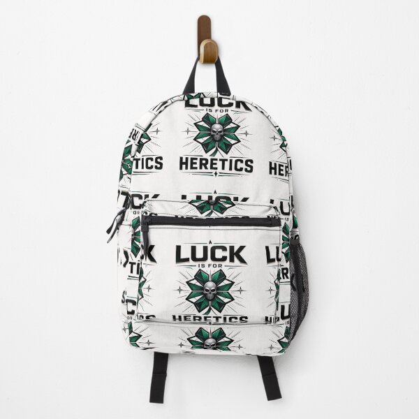 Item preview, Luck Is for Heretics Shamrock Skull St Patrick’s Design designed and sold by Pawsome Quotes.