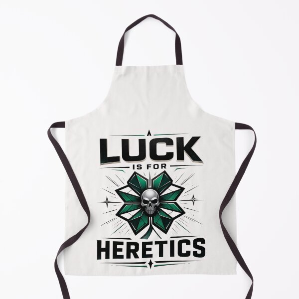 Item preview, Luck Is for Heretics Shamrock Skull St Patrick’s Design designed and sold by Pawsome Quotes.