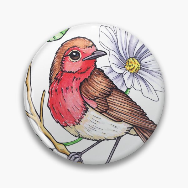 Item preview, European robin  designed and sold by Lauren Eldridge-Murray.