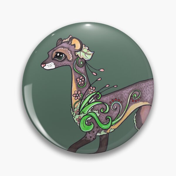 Item preview, Kael, mystical Stoat of the Forrest  designed and sold by Lauren Eldridge-Murray.