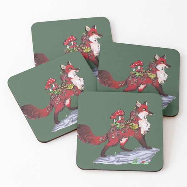 Item preview, Kitsune Fox of the Forrest  designed and sold by Lauren Eldridge-Murray.