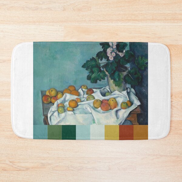 Item preview, Still Life with Apples and a Vase with Primroses (c. 1890) by Paul Cézanne designed and sold by artisamalady.