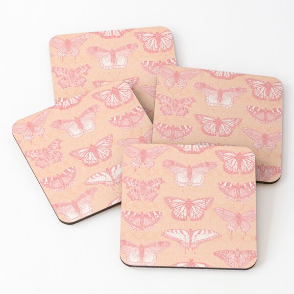 Item preview, butterflies peach designed and sold by scrummy.