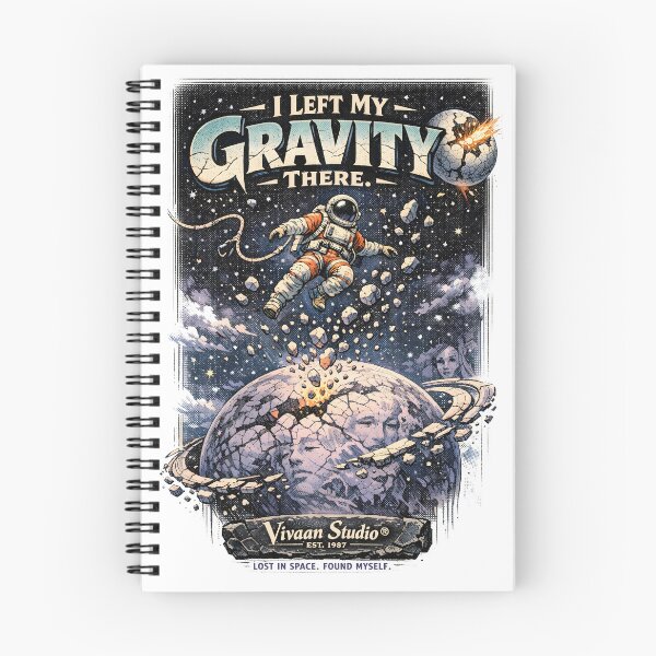 Item preview, I Left My Gravity There Astronaut Art - Surreal Space Aesthetic Sci-Fi Poster - Aerion-9 Cosmic Galaxy Illustration by Vivaan Studio designed and sold by Vivaan Studio.