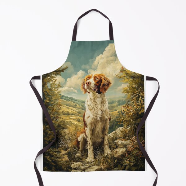 Item preview, Brittany Spaniel in a Mountain Landscape designed and sold by PetsArt.