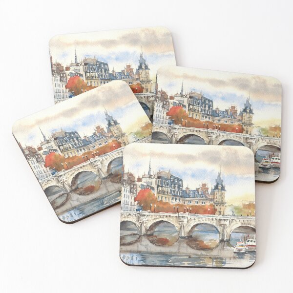 Item preview, Embankment of Paris. Ile de la Cité. Paris view. France designed and sold by Colibri77.
