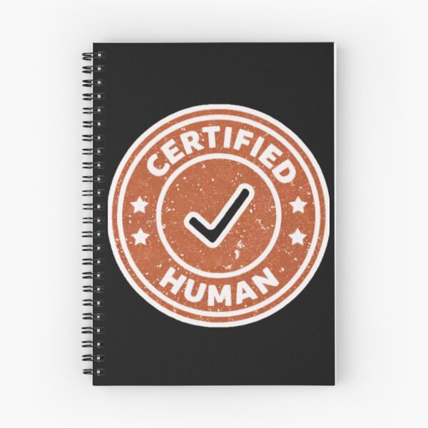 Item preview, Certified Human – Retro Minimal Club Design designed and sold by Mosogoloso.