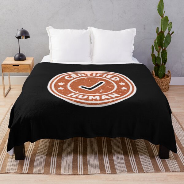 Item preview, Certified Human – Retro Minimal Club Design designed and sold by Mosogoloso.