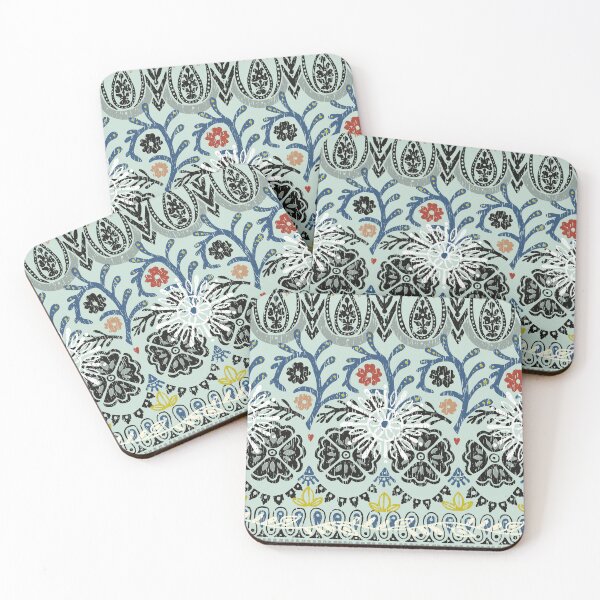 Item preview, bazaar wood block mint designed and sold by scrummy.