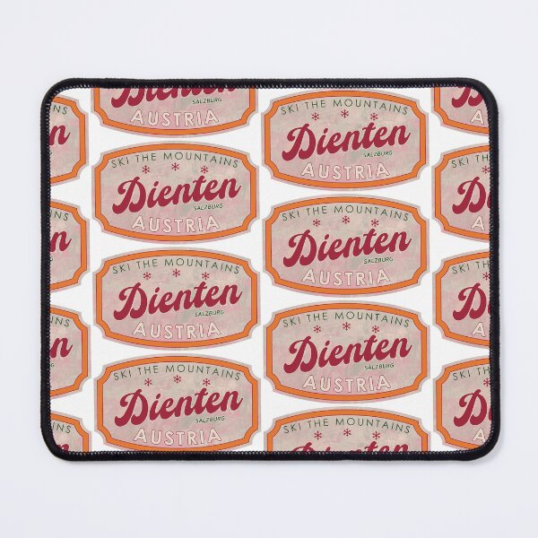 Item preview, Dienten, Austria, Salzburg, Ski, textured skiing badge designed and sold by Wanderful-roads.
