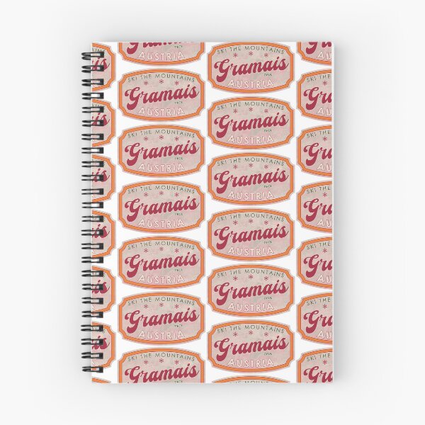 Item preview, Gramais, Austria, Tirol, Ski, textured skiing badge designed and sold by Wanderful-roads.